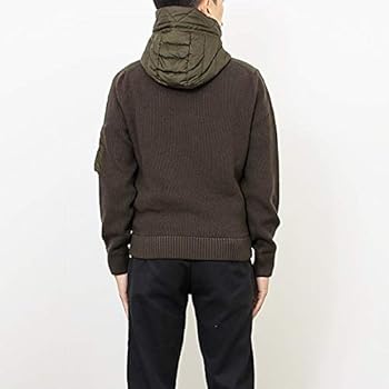 MONCLER　ニット ダウンジャケット Mサイズ オリーブグリーン 中古・古着通販】MONCLER (モンクレール) ダウンジャケット